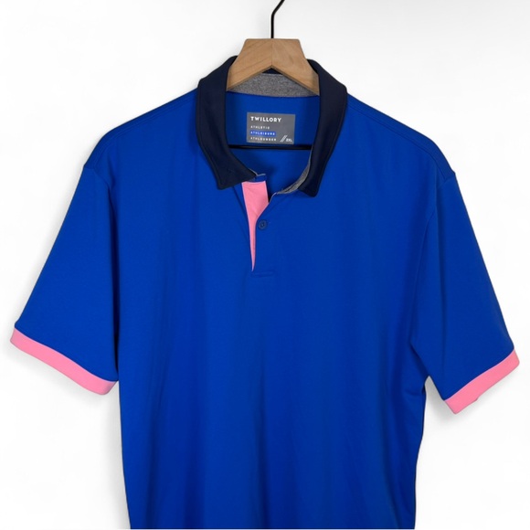 Twillory Other - Twillory Athleisure Polo Shirt Blue Size XXL Performance Golf Stretch Preppy
